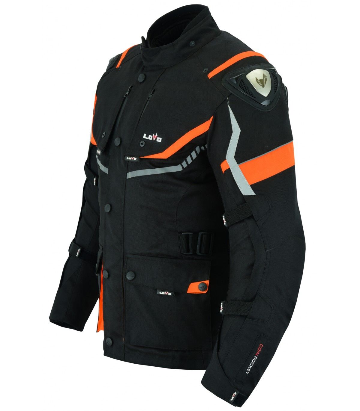 CHAQUETA LOVO CORDURA TRICAPA NARANJA