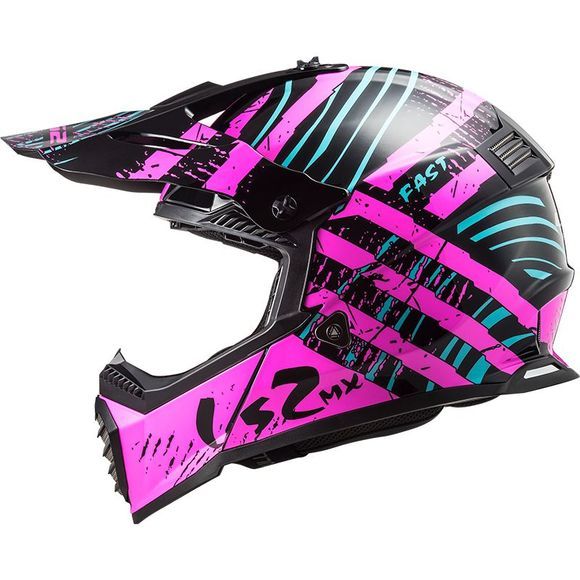 LS2 MX437 FAST EVO VERVE PINK