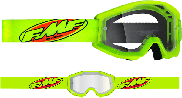 GAFAS CROSS FMF POWERCORE FLAME INFANTIL