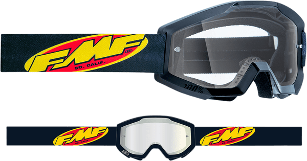 GAFAS CROSS FMF POWERCORE FLAME INFANTIL