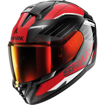 CASCO SHARK RIDILL 2 NEGRO-ROJO CASCO SHARK RIDILL 2 NEGRO-ROJO