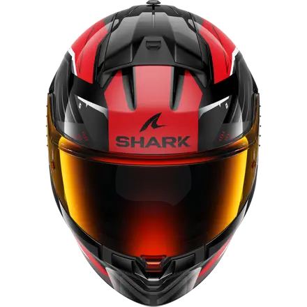 CASCO SHARK RIDILL 2 NEGRO-ROJO
