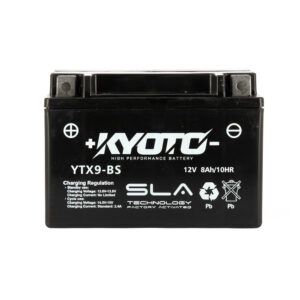 BATERIA KYOTO YTX9-BS SIN MANTENIMIENTO