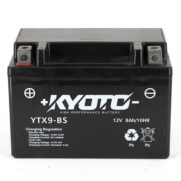 BATERIA KYOTO YTX9-BS SIN MANTENIMIENTO